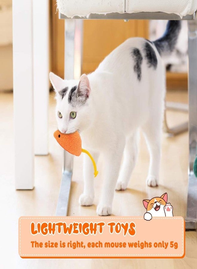RoverPets 6 Pcs Cat Toy Set - Realistic Cats Mouse Plush Delights for Playful Kittens | Adorable Feline Mice Filled with Catnip for Irresistible Cat Chew Toy Excitement - Image 3